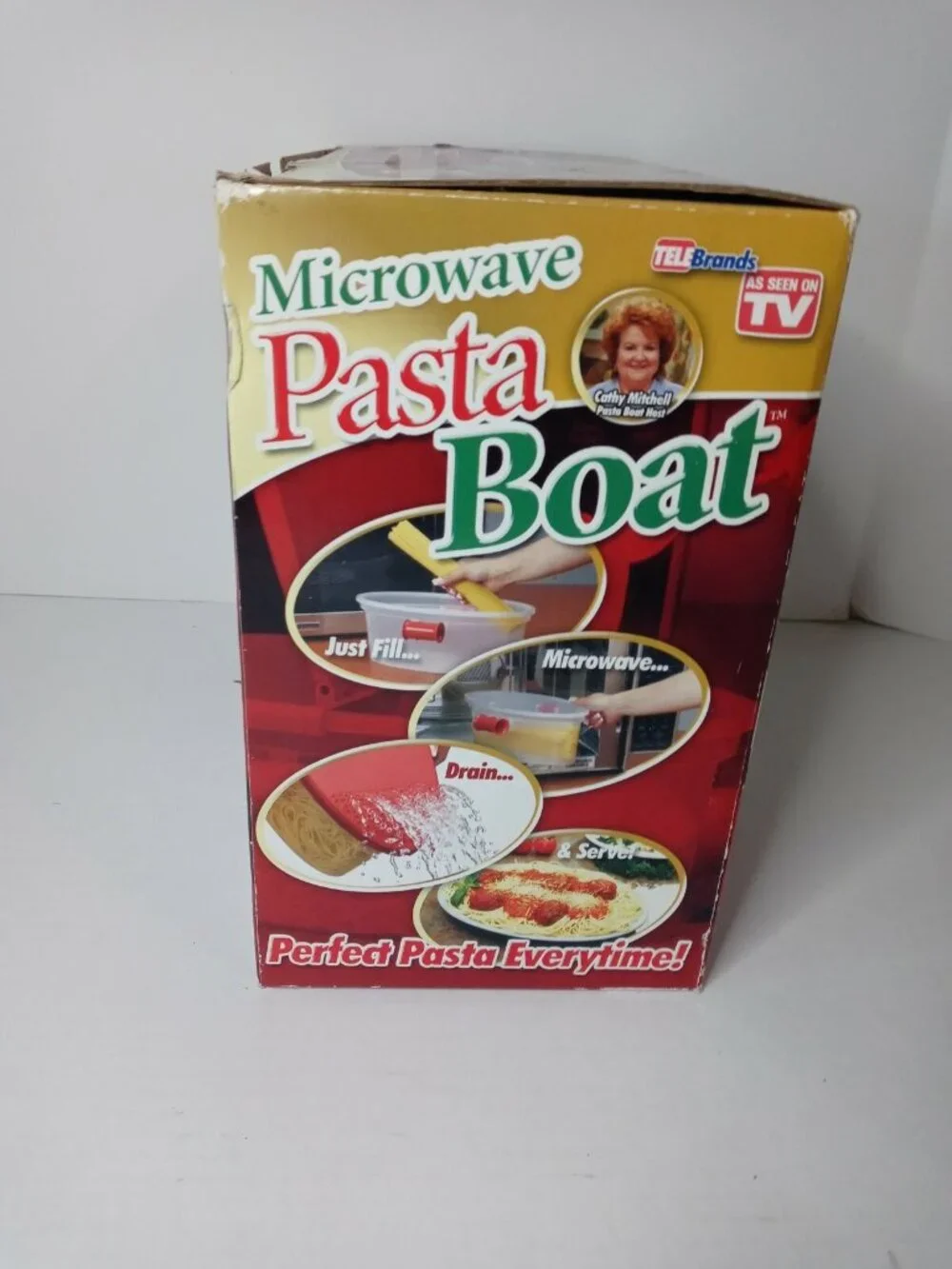 Microwave PASTA BOAT by Telebrands As Seen On TV Perfect Pasta